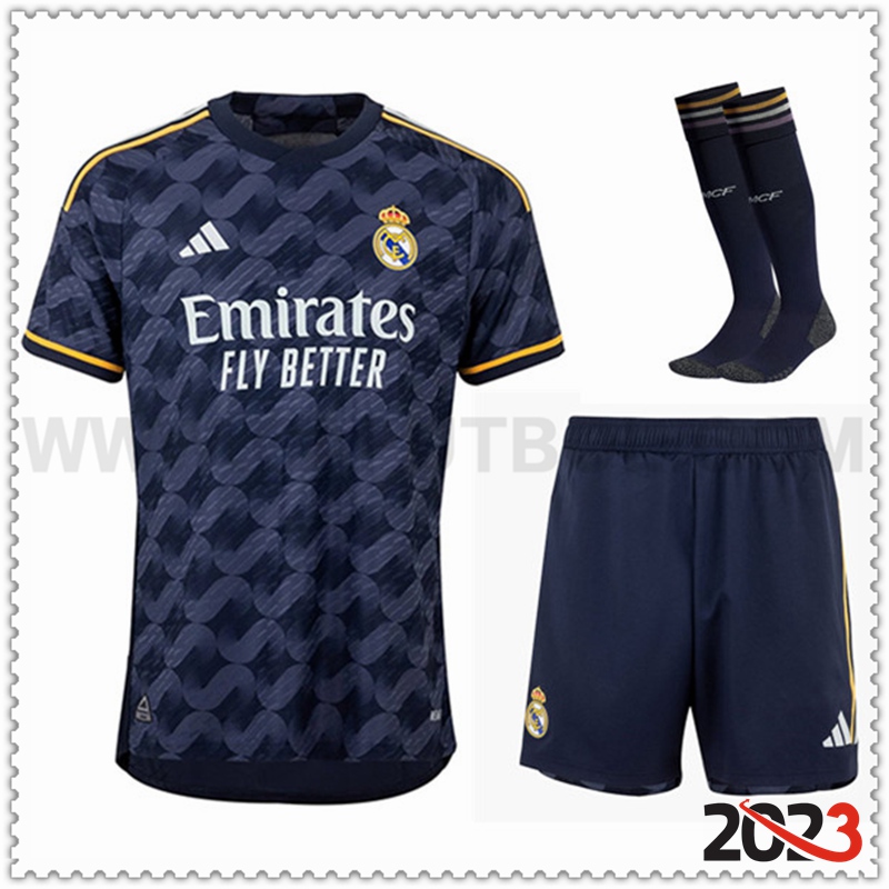 Segunda Equipacion del Real Madrid (Pantalones + Calcetines) 2023 2024