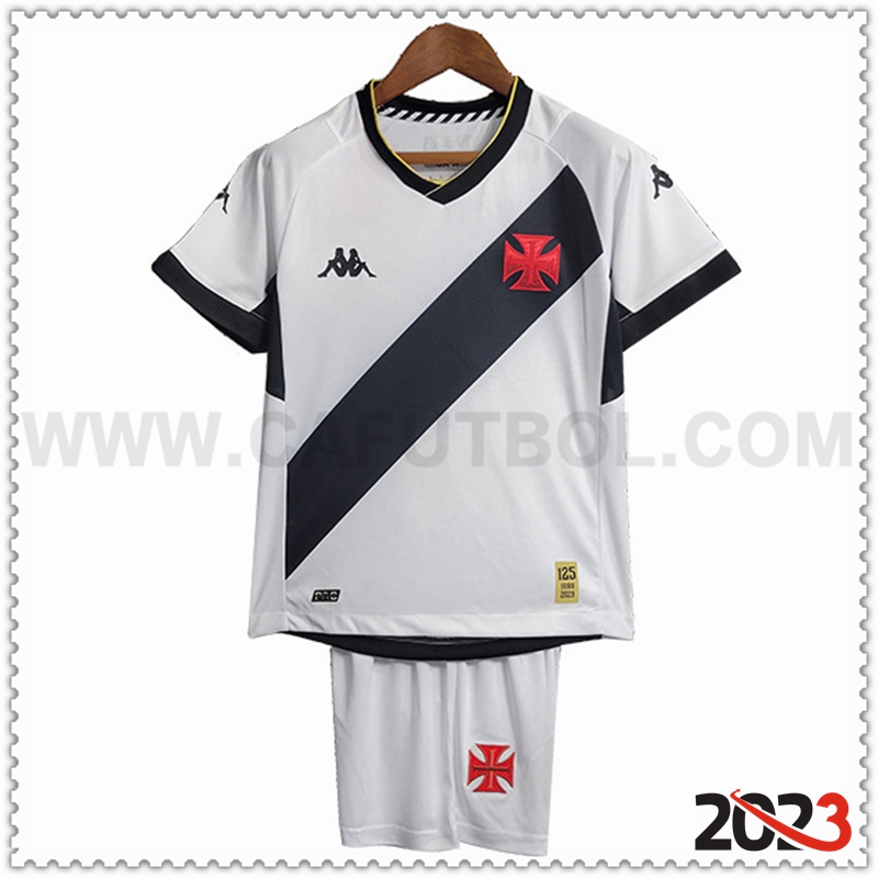 Segunda Equipacion del CR Vasco Da Gama Ninos 2023 2024