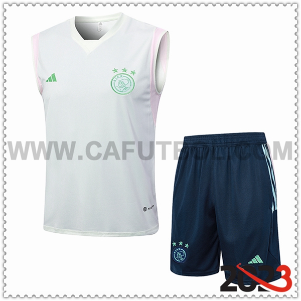 Camiseta Entrenamiento sin mangas + Cortos Ajax Verde Clair 2023 2024