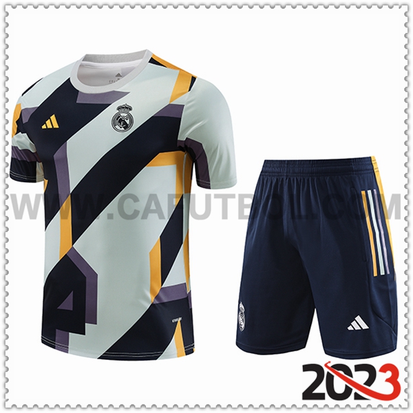 Camiseta Entrenamiento + Cortos Real Madrid Azul marino 2023 2024 -02