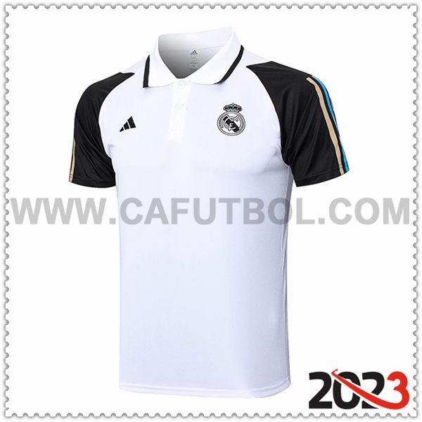 Camiseta Polo Real Madrid Blanco 2023 2024