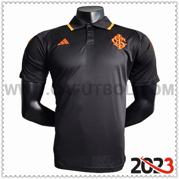 Camiseta Polo Internacional Negro 2023 2024