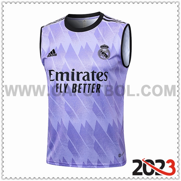 Chalecos de Futbol Real Madrid Violeta 2023 2024 -03