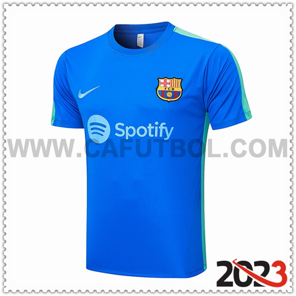 Camiseta Entrenamiento FC Barcellona Azul 2023 2024