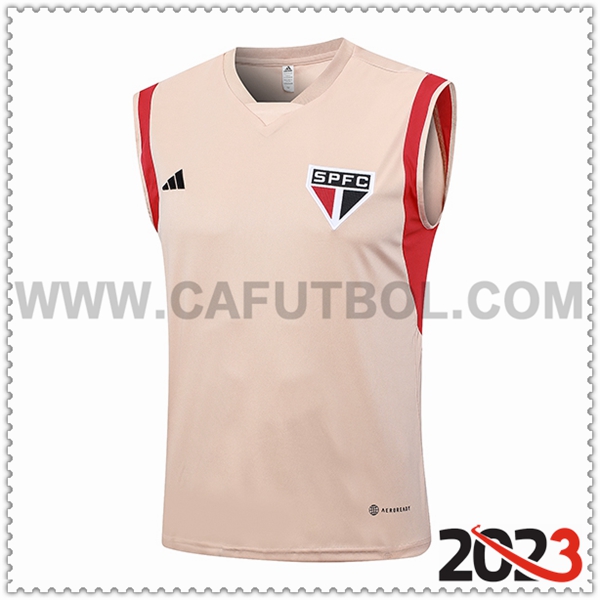 Chalecos de Futbol Sao Paulo FC Amarillo 2023 2024