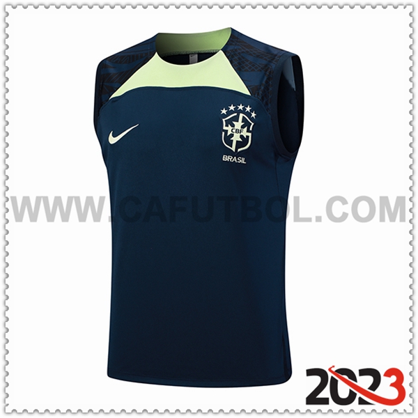 Chalecos de Futbol Brasil Azul marino 2023 2024