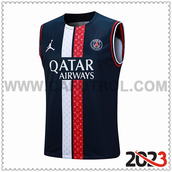 Chalecos de Futbol PSG Azul marino 2023 2024 -05