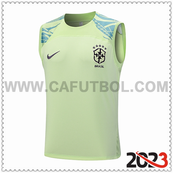 Chalecos de Futbol Brasil Verde 2023 2024