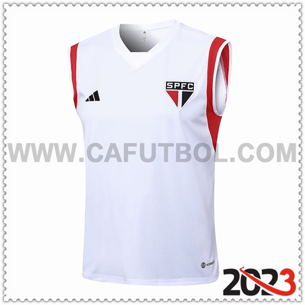 Chalecos de Futbol Sao Paulo FC Blanco 2023 2024 -03
