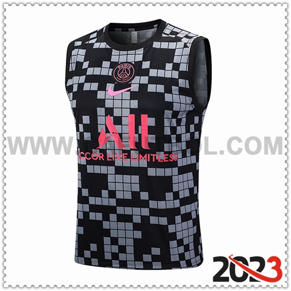 Chalecos de Futbol FC Barcellona Negro/Gris 2023 2024