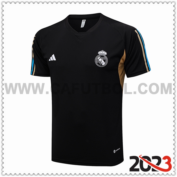 Camiseta Entrenamiento Real Madrid Negro 2023 2024 -02