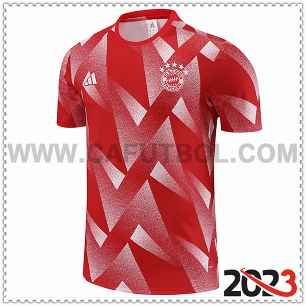 Camiseta Entrenamiento Bayern Munich Rojo 2023 2024 -02