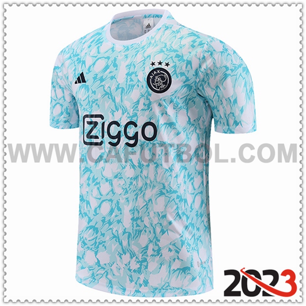 Camiseta Entrenamiento Ajax Azul Claro 2023 2024