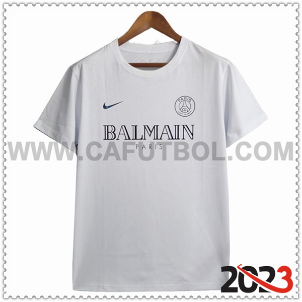 Camiseta Entrenamiento PSG Blanco 2023 2024 -04