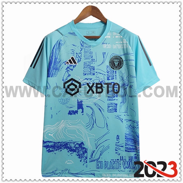 Camiseta Entrenamiento Inter Miami CF Azul Claro 2023 2024