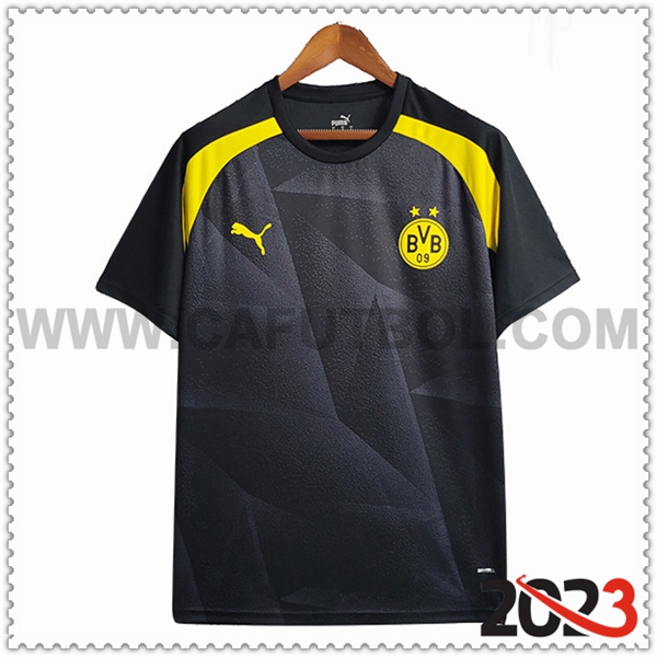 Camiseta Entrenamiento Dortmund Negro 2023 2024 -02