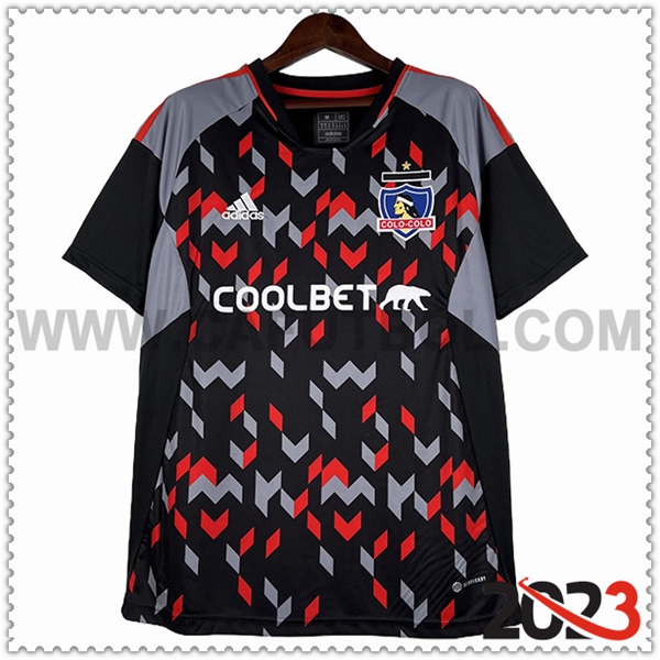 Camiseta Entrenamiento Colo Colo Negro 2023 2024 -02