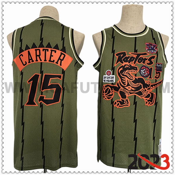 Camisetas Toronto Raptors (CARTER #15) 2023/24 Verde