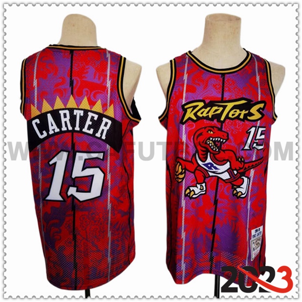 Camisetas Toronto Raptors (CARTER #15) 2023/24 Rosa