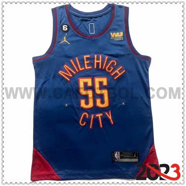 Camisetas Denver Nuggets (IVERSON #21) 2023/24 Azul marino