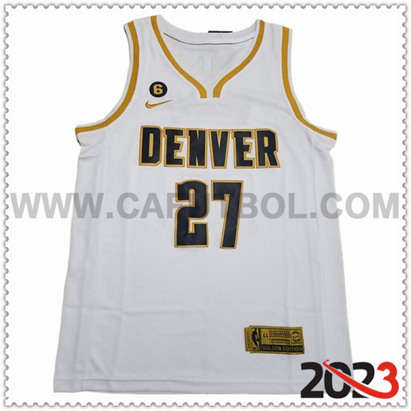 Camisetas Denver Nuggets (MURRAY #27) 2023/24 Blanco -04