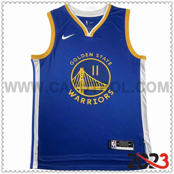 Camisetas Golden State Warriors (THOMPSON #11) 2023/24 Azul -03