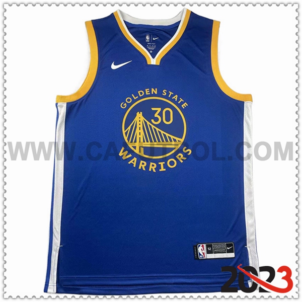 Camisetas Golden State Warriors (CURRY #30) 2023/24 Azul -03