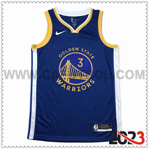 Camisetas Golden State Warriors (POOLE #3) 2023/24 Azul