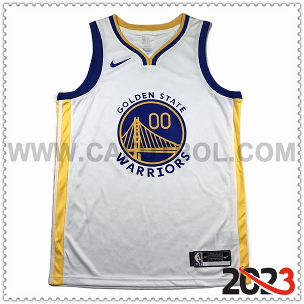 Camisetas Golden State Warriors (KUMINGA #00) 2023/24 Blanco