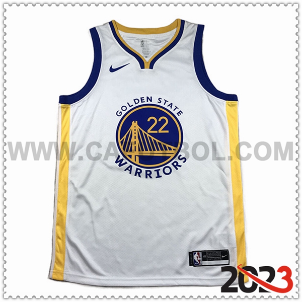 Camisetas Golden State Warriors (WIGGINS #22) 2023/24 Blanco