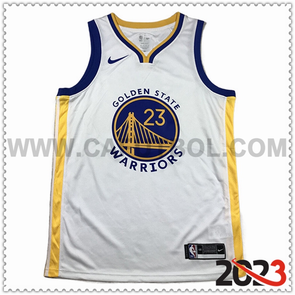 Camisetas Golden State Warriors (GREEN #23) 2023/24 Blanco