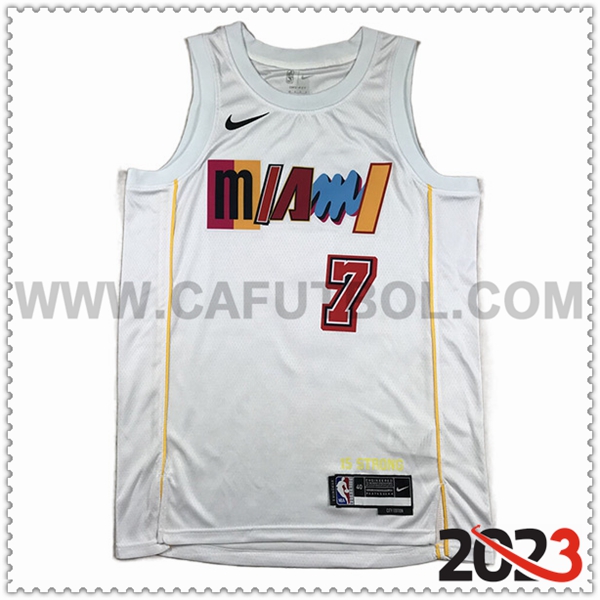 Camisetas Chicago Bulls (LOWRY #7) 2023/24 Blanco