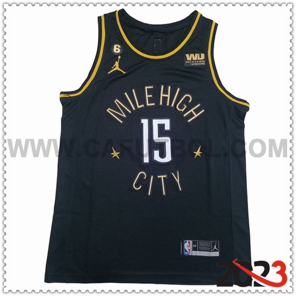 Camisetas Denver Nuggets (JOKIC #15) 2023/24 Negro -05