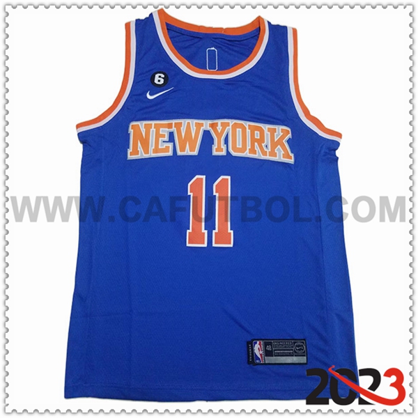 Camisetas New York Knicks (MarrónSON #11) 2023/24 Azul -02