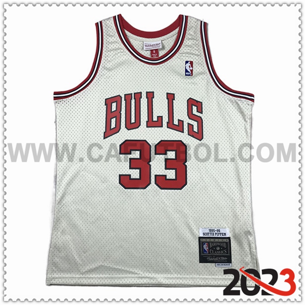 Camisetas Chicago Bulls (PIPPEN #33) 2023/24 Blanco -03