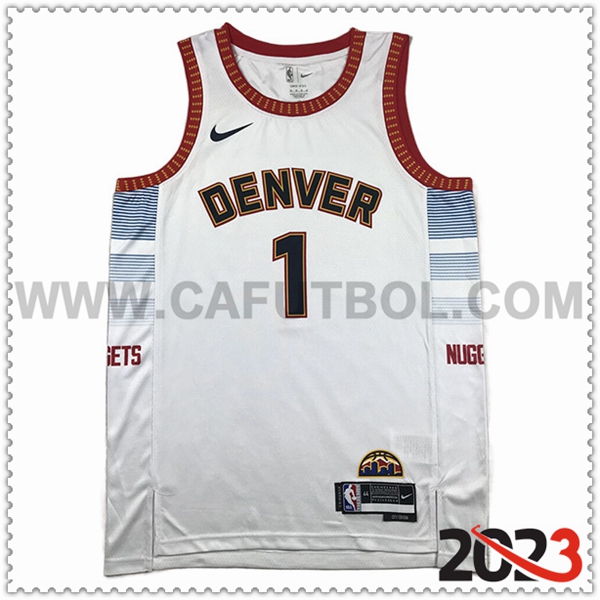 Camisetas Denver Nuggets (PORTER JR. #1) 2023/24 Blanco