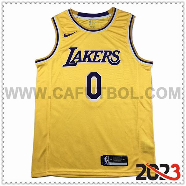 Camisetas Los Angeles Lakers (KUZMA #0) 2023/24 Amarillo