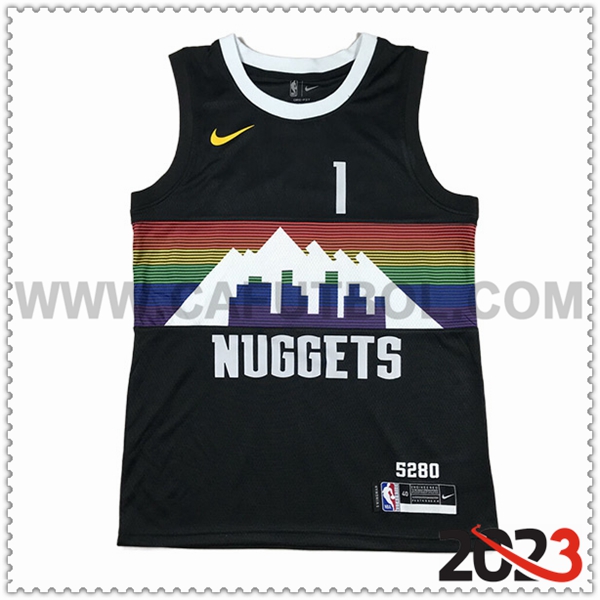 Camisetas Denver Nuggets (PORTER JR. #1) 2023/24 Negro