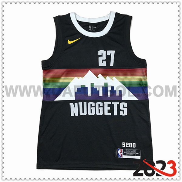 Camisetas Denver Nuggets (MURRAY #27) 2023/24 Negro -04