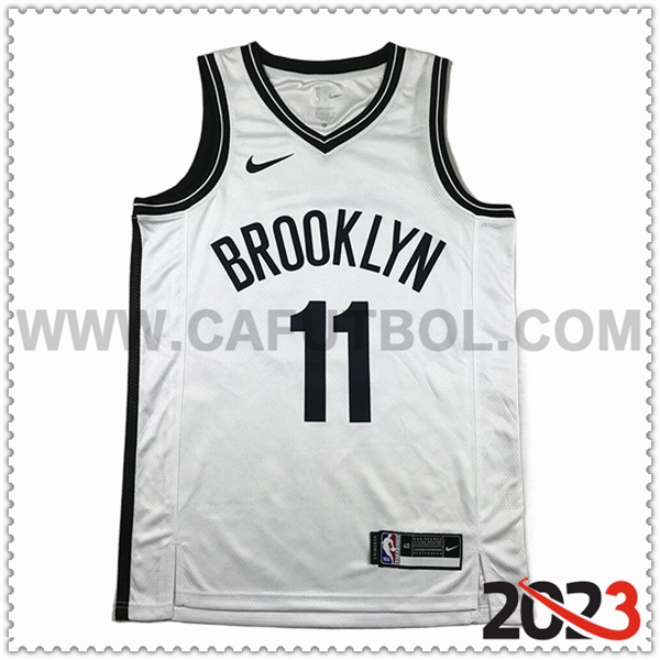 Camisetas Brooklyn Nets (IRVING #11) 2023/24 Blanco