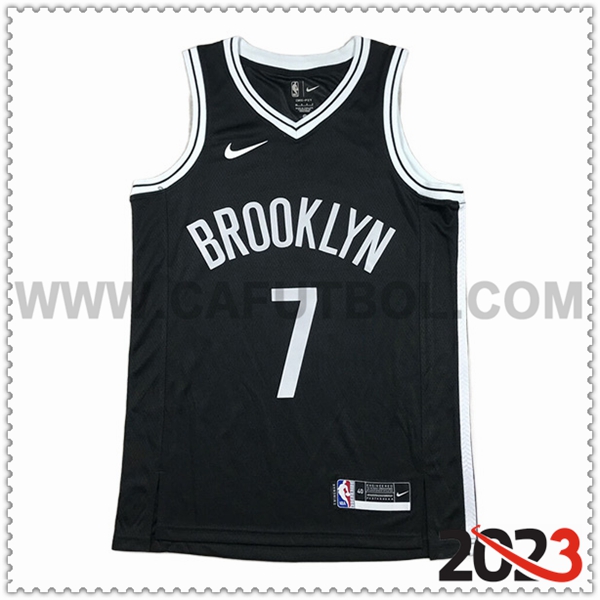 Camisetas Brooklyn Nets (DURANT #7) 2023/24 Negro