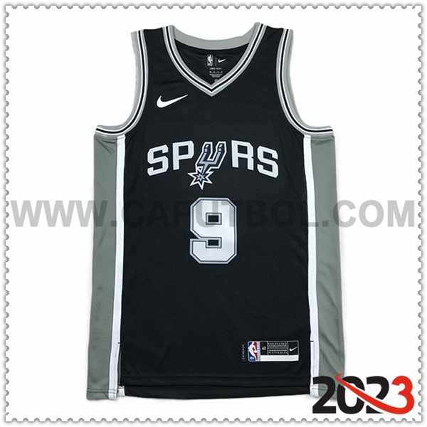 Camisetas San Antonio Spurs (PARKER #9) 2023/24 Negro