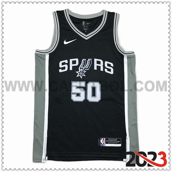 Camisetas San Antonio Spurs (ROBINSON #50) 2023/24 Negro