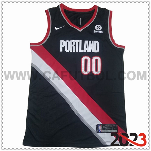 Camisetas Portland Trail Blazers (HENDERSON #00) 2023/24 Negro