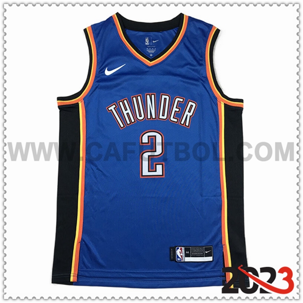 Camisetas Oklahoma City Thunder (GILGEOUS-ALEXANDER #2) 2023/24 Azul