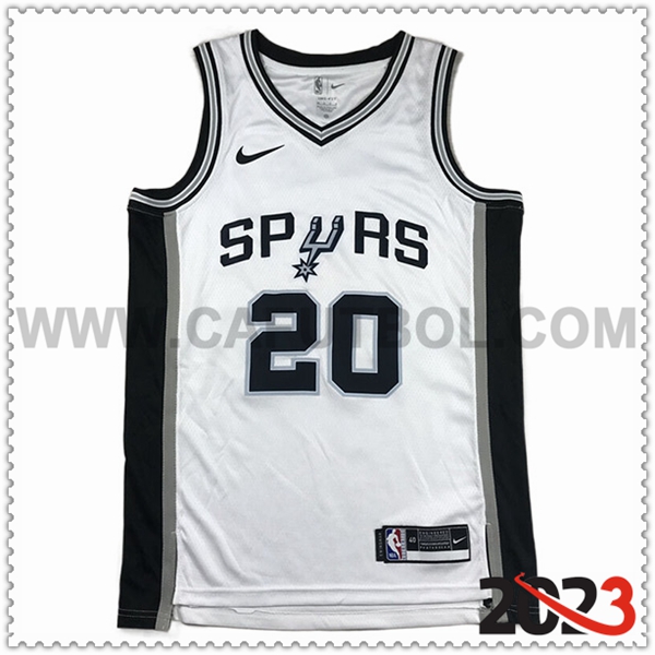 Camisetas San Antonio Spurs (GINOBILI #50) 2023/24 Blanco