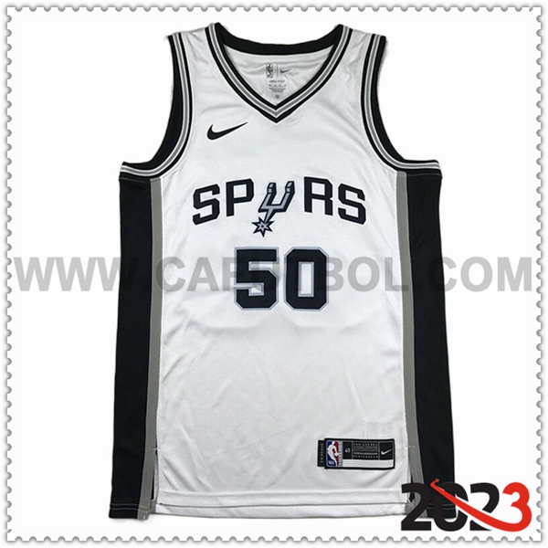 Camisetas San Antonio Spurs (ROBINSON #50) 2023/24 Blanco