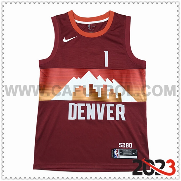 Camisetas Denver Nuggets (PORTER JR. #1) 2023/24 Rojo