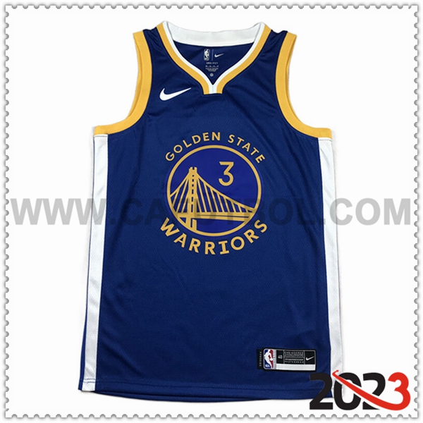 Camisetas Golden State Warriors (PAUL #3) 2023/24 Azul