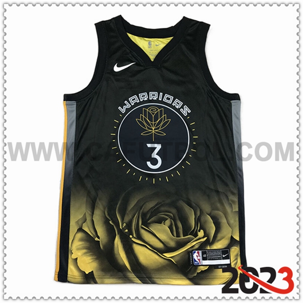 Camisetas Golden State Warriors (POOLE #3) 2023/24 Negro